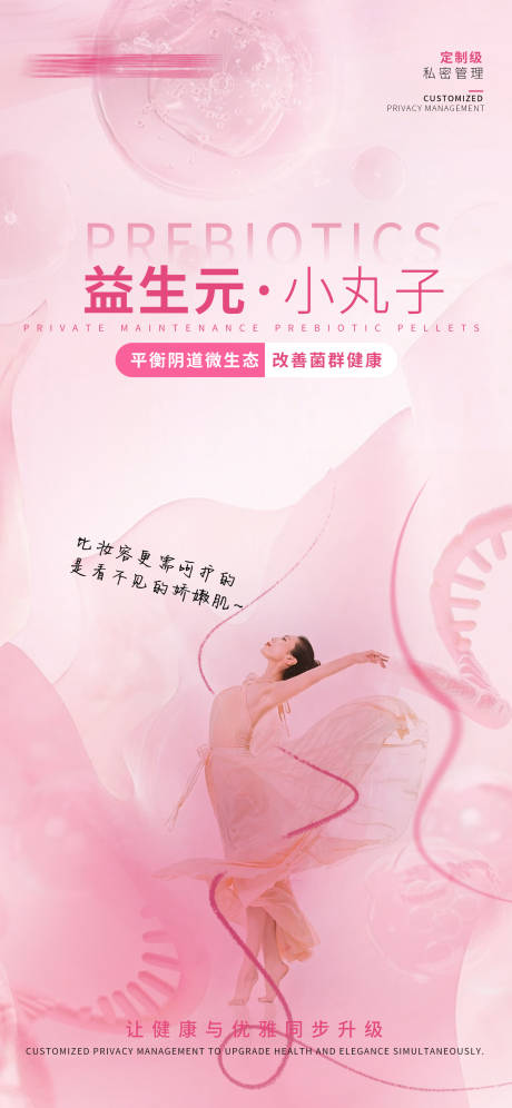 医美私密益生元海报