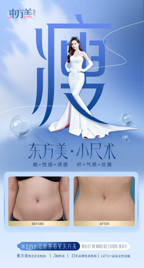 医美瘦身海报 