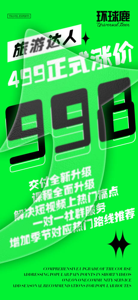 源文件下载【享设计】搜索编号：68670030388328800【旅游项目涨价倒计时海报】