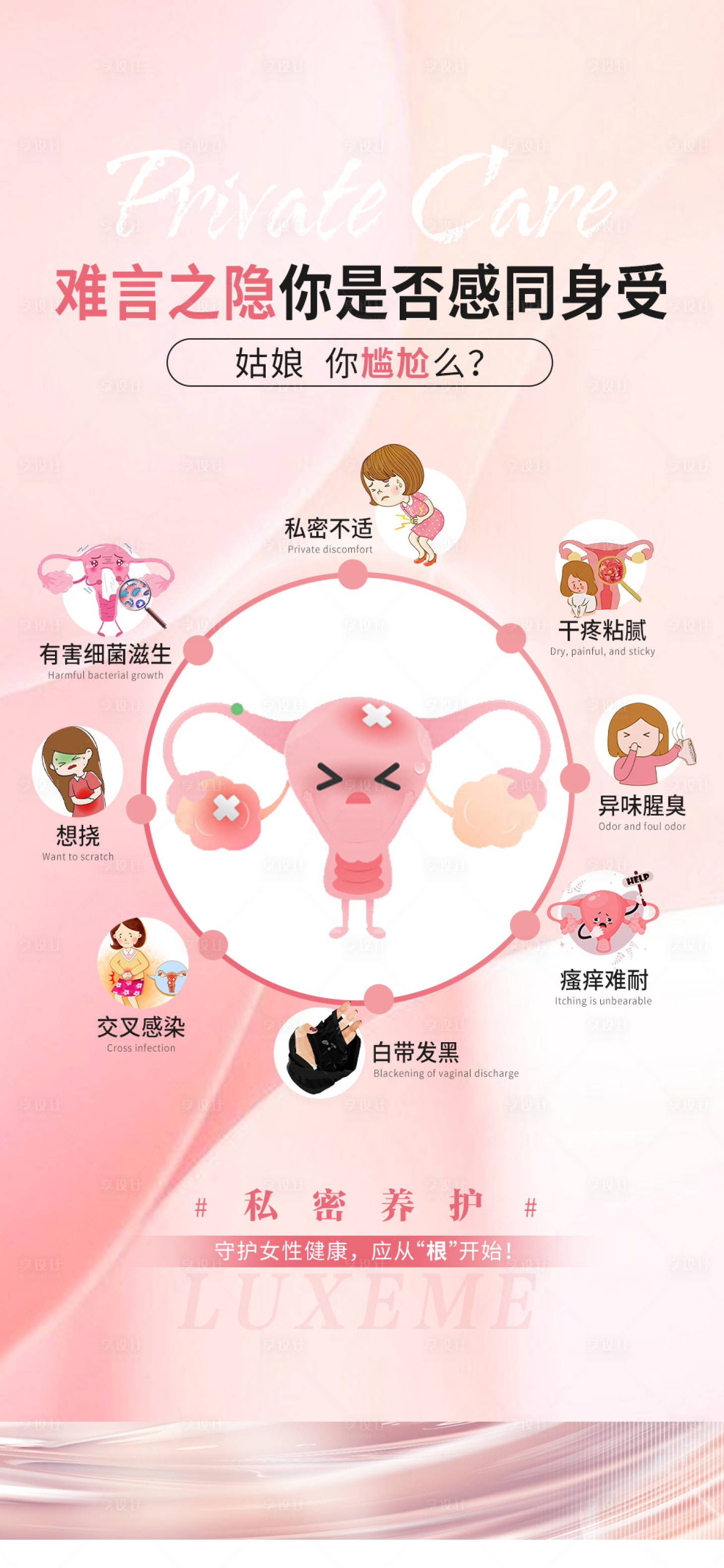 源文件下載【享設計】搜索編號：61890030353431697【醫美私密海報】