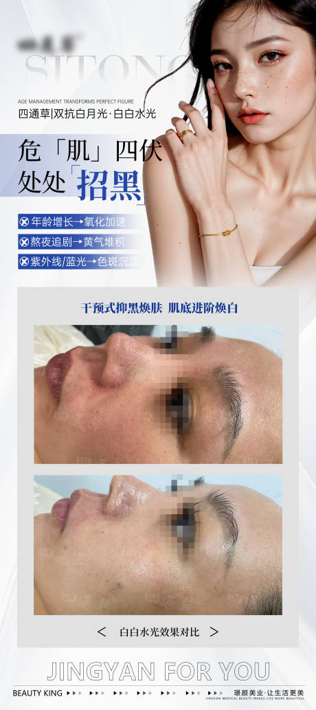 源文件下载【享设计】搜索编号：59150030499609549【医美皮肤活动展架】