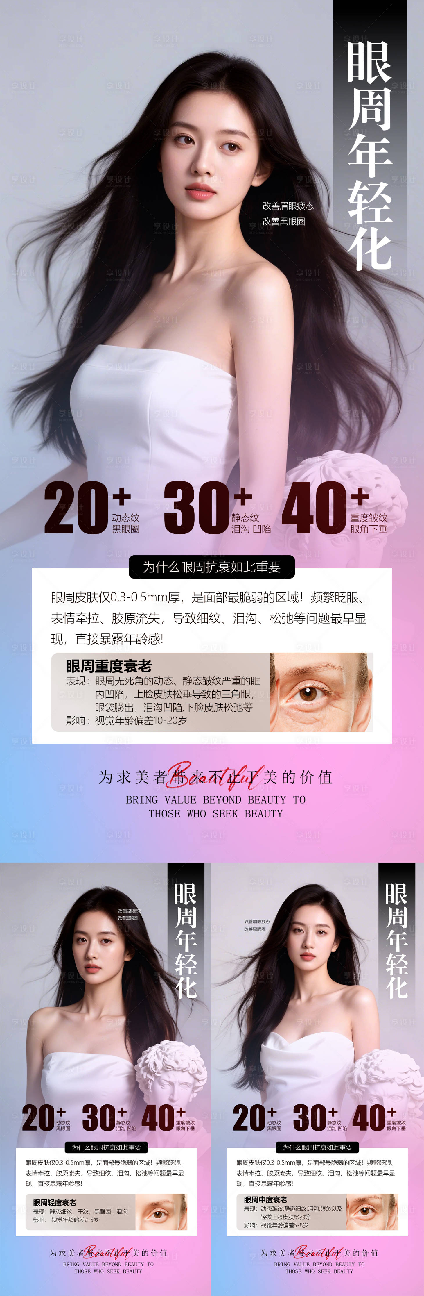 源文件下載【享設(shè)計(jì)】搜索編號(hào)：44300030184387265【醫(yī)美眼周抗衰年輕化科普】