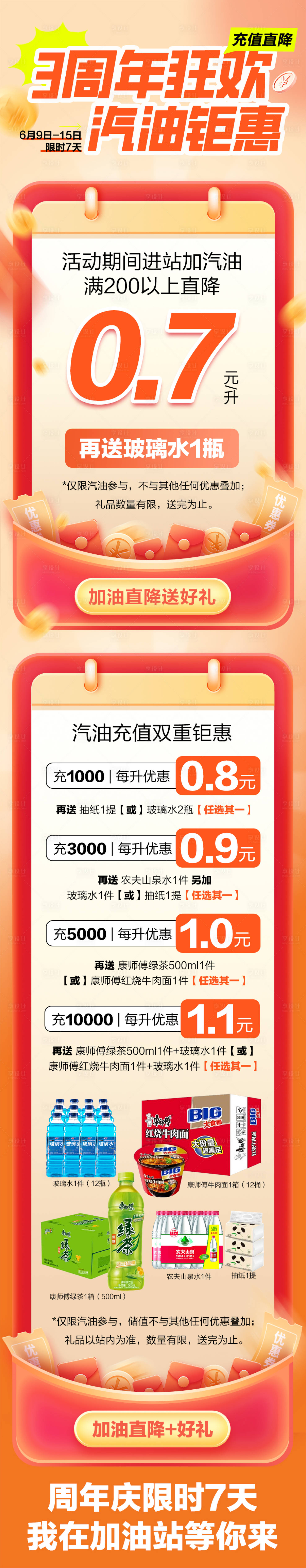 源文件下載【享設(shè)計】搜索編號：54720030072286792【加油站周年慶活動宣傳公眾號長圖】