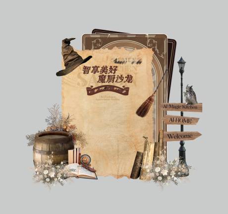 源文件下载【享设计】搜索编号：26260030327658331【魔法学院】