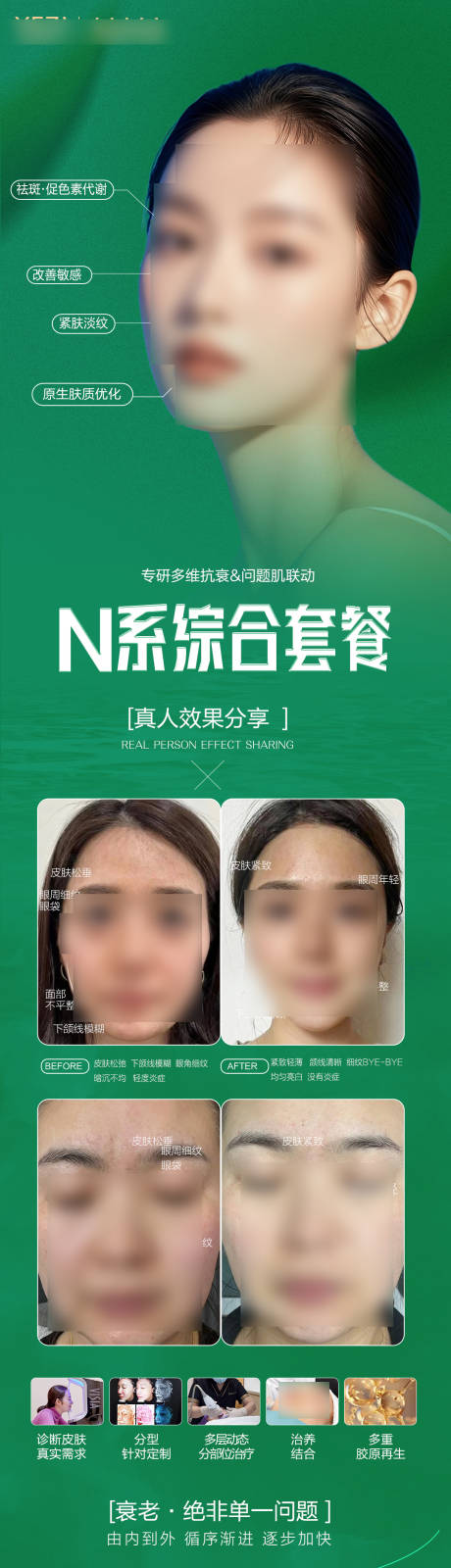 源文件下载【享设计】搜索编号：12140029908103837【抗衰美肤长图海报】