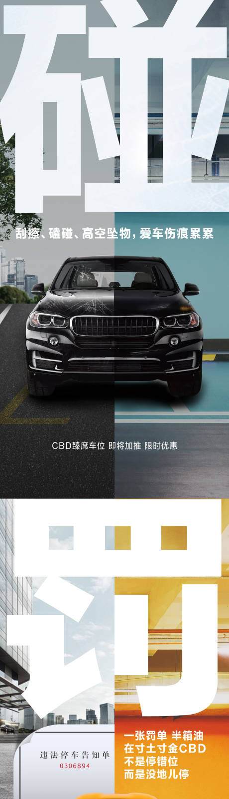 源文件下载【地产车位痛点海报】编号：79690030344843347