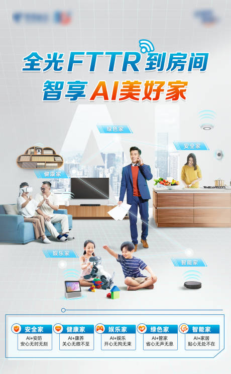 全光FTTR到房间智享AI美好家
