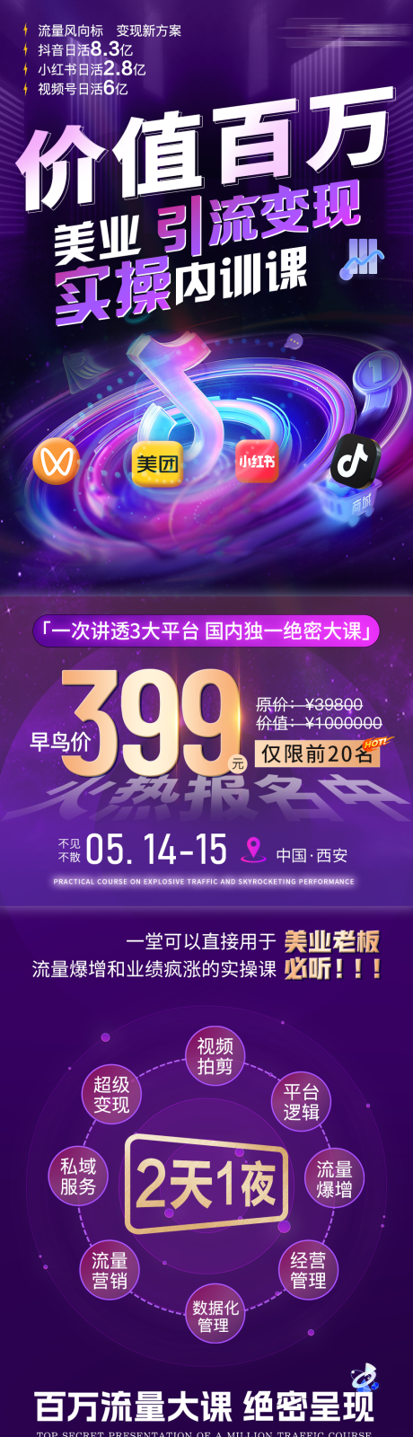 源文件下載【流量大會招商造勢邀約長圖】編號：75280030470165316