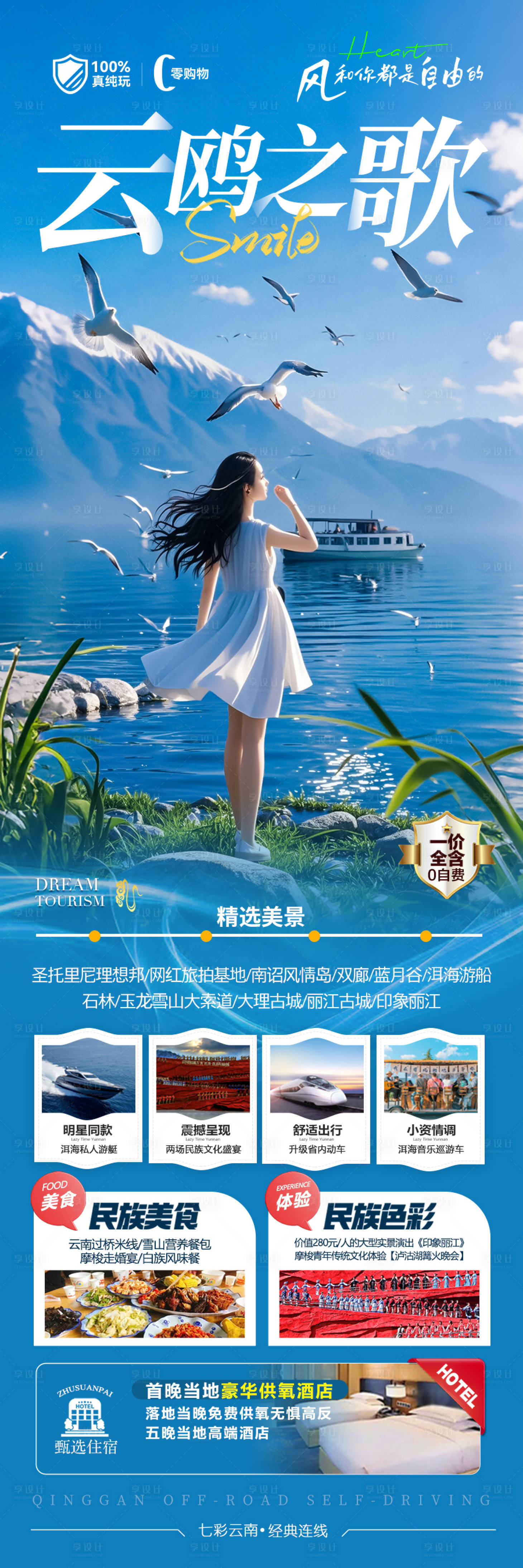 源文件下载【云南西双版纳旅游海报】编号：76190030063017438