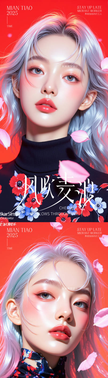 源文件下載【享設計】搜索編號：19990030446015440【醫美活動人物系列海報】
