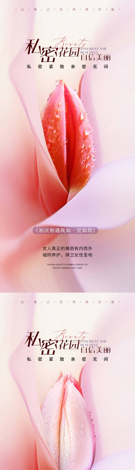 源文件下载【医美私密促销系列海报】编号：88590030004922802
