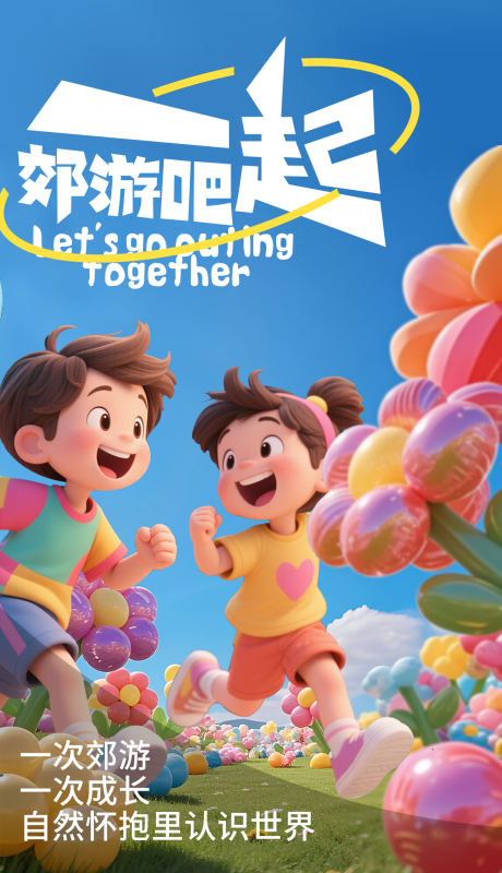 源文件下载【享设计】搜索编号：41350030209223495【一起郊游吧】
