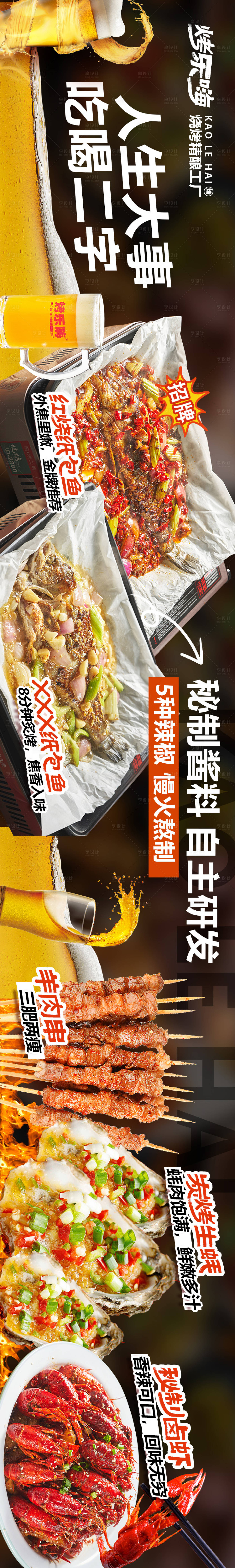 源文件下载【餐饮赣菜长图海报】编号：83160030120079694
