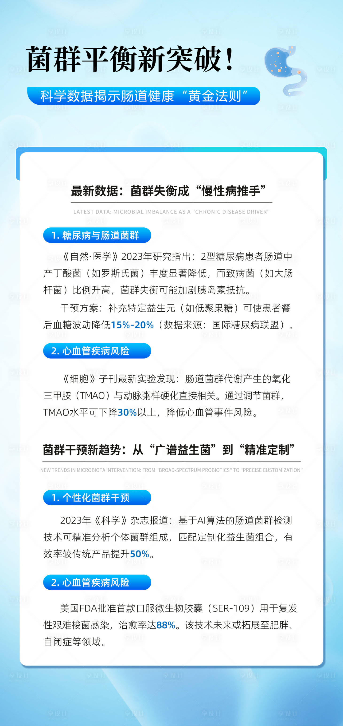 源文件下载【享设计】搜索编号：24510029965625667【菌群平衡海报】