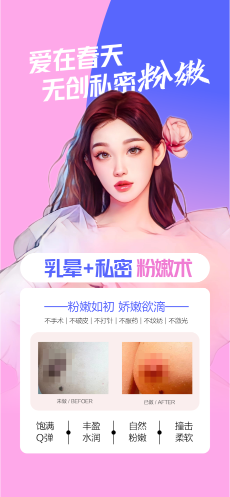 源文件下載【私密整形海報】編號：84380030058461106