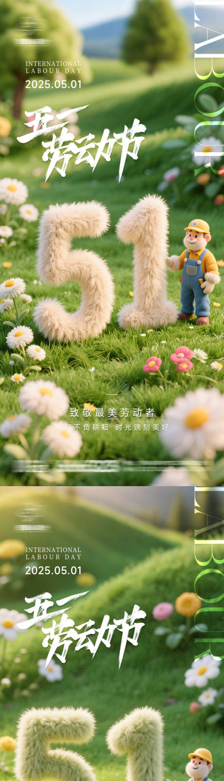 源文件下载【五一劳动节海报】编号：73180030189503326