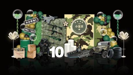 源文件下载【吃鸡主题生日派对设计】编号：98950030020045814