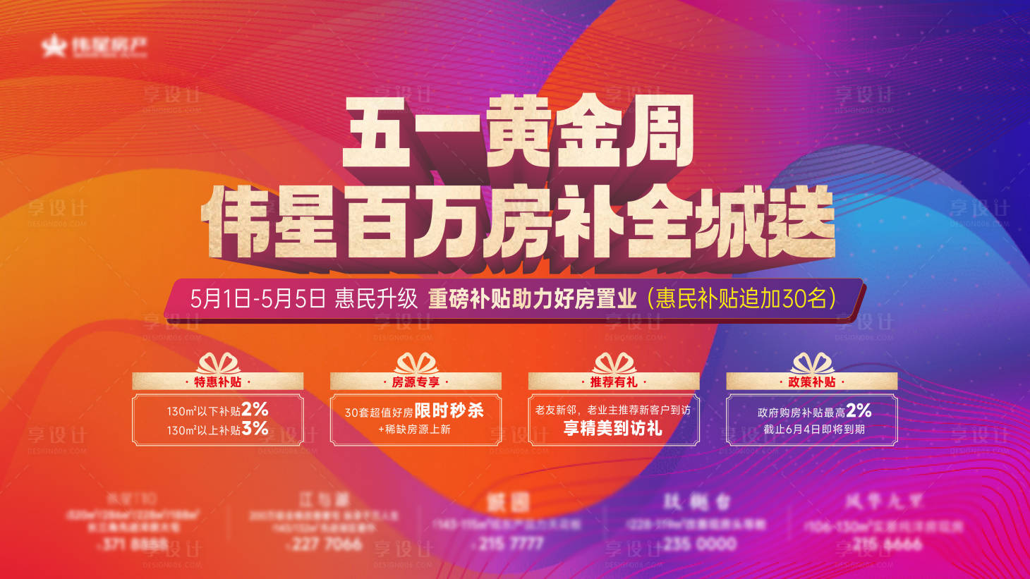 源文件下載【五一勞動節四重禮活動展板】編號：27450030465286737