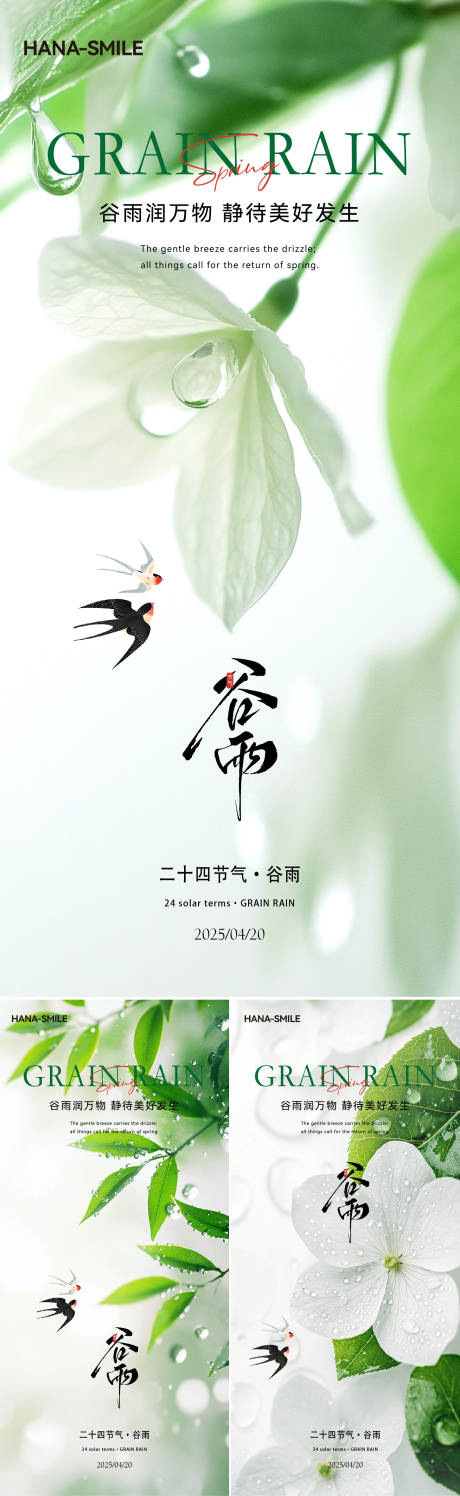 谷雨露水花系列