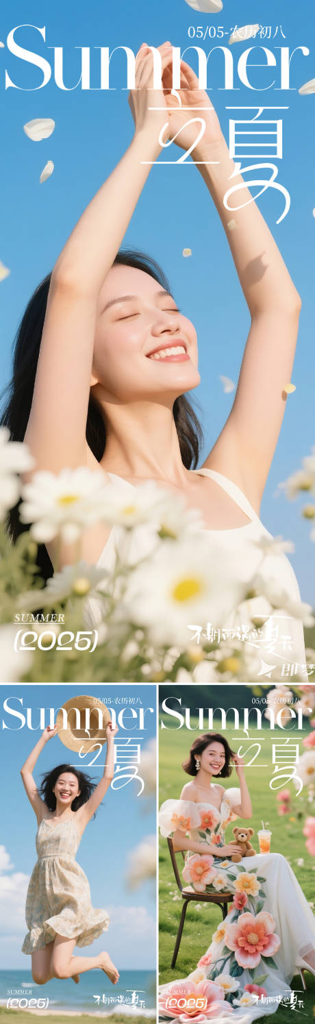 源文件下载【医美立夏节气系列海报】编号：28620030341035377