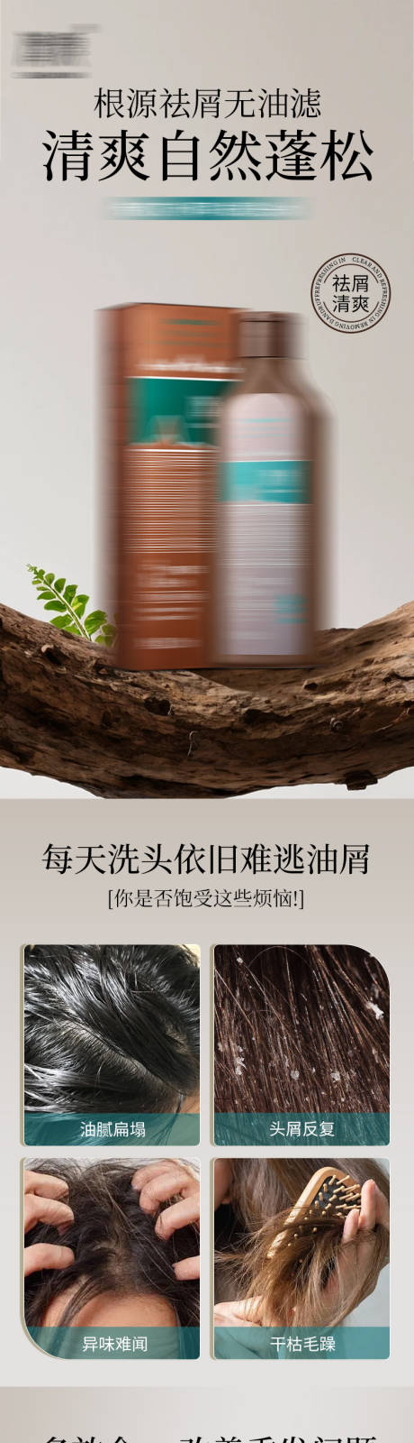 源文件下載【去屑洗發水促銷電商詳情】編號：22770030350019218