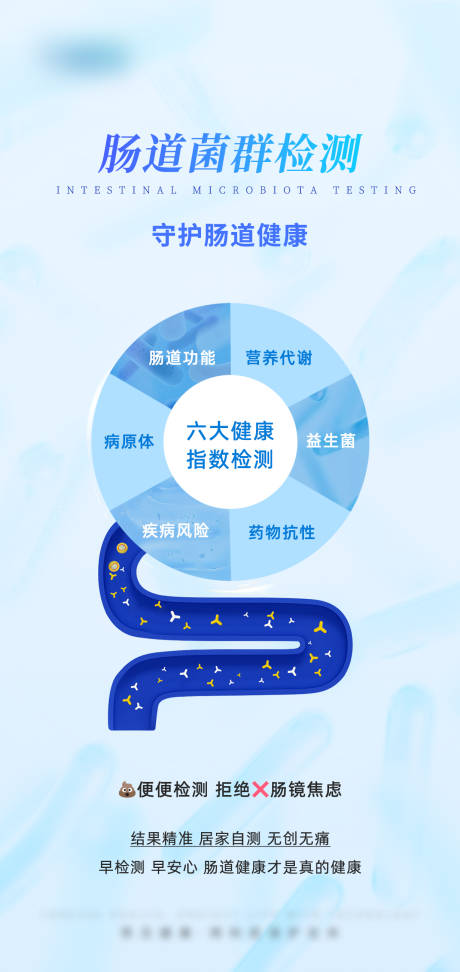 源文件下载【肠道菌群检测海报】编号：86600029930483284