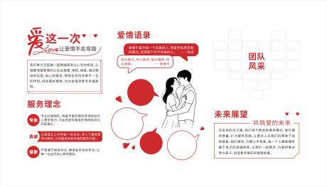 源文件下载【婚介爱情文化墙背景板】编号：27380030422732891