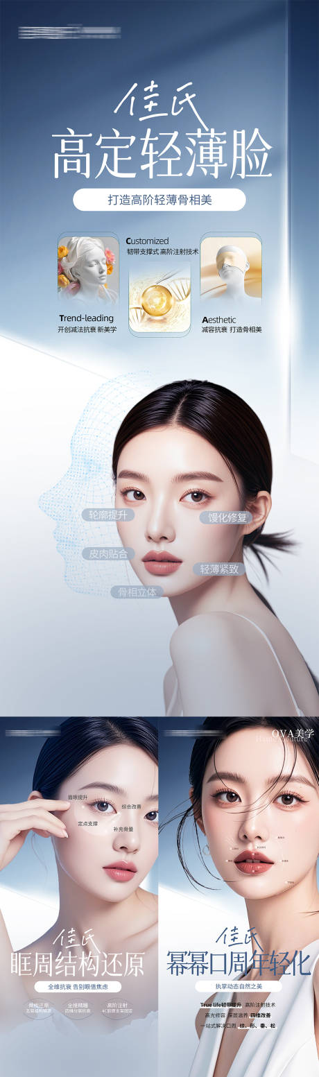 医美微整系列海报