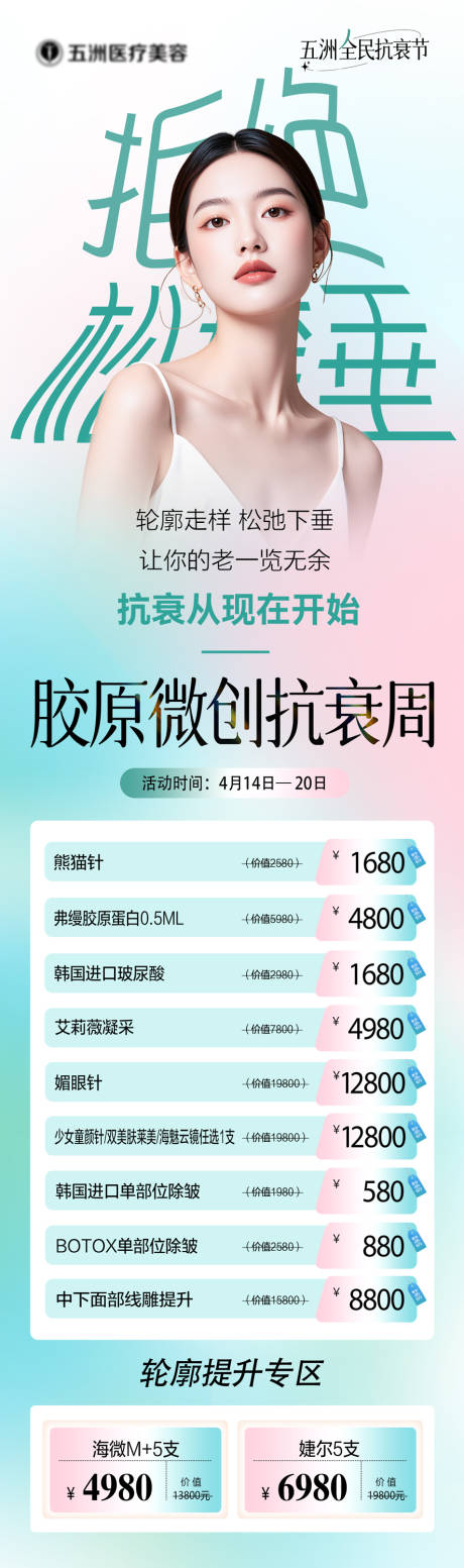 医美胶原抗衰周长图