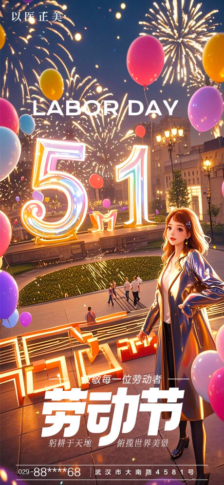 源文件下载【五一 节气海报】编号：72110030309476275
