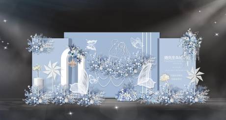 源文件下载【婚礼布置堆头美陈】编号：81910029931193942