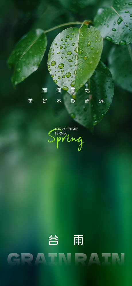 源文件下载【谷雨节气海报】编号：28840030065146206