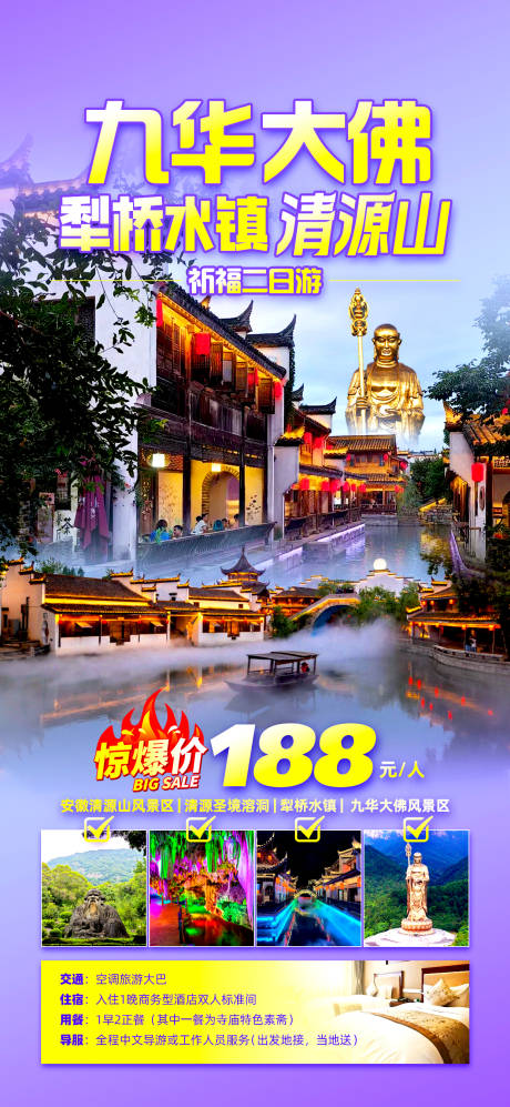 九华大佛海报