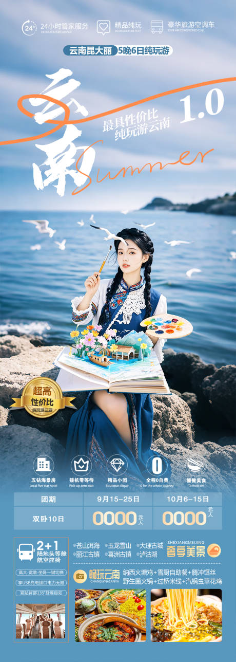 源文件下载【云南洱海旅游海报】编号：17940030305097950