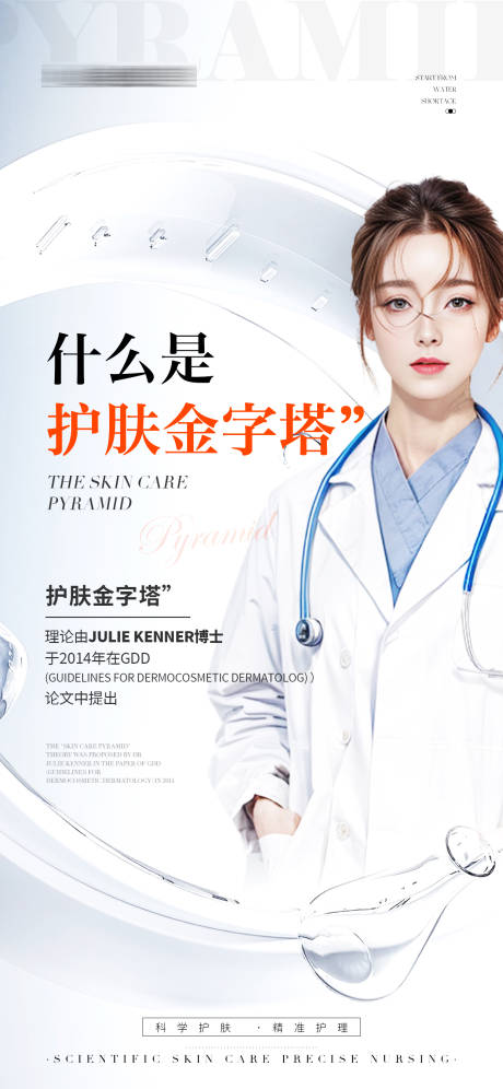 源文件下载【什么是护肤金字塔海报】编号：59570030068736985
