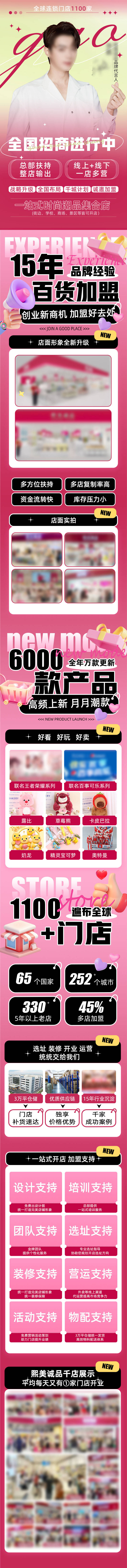 源文件下載【享設(shè)計】搜索編號：68130030346386170【門店加盟落地頁長圖海報】
