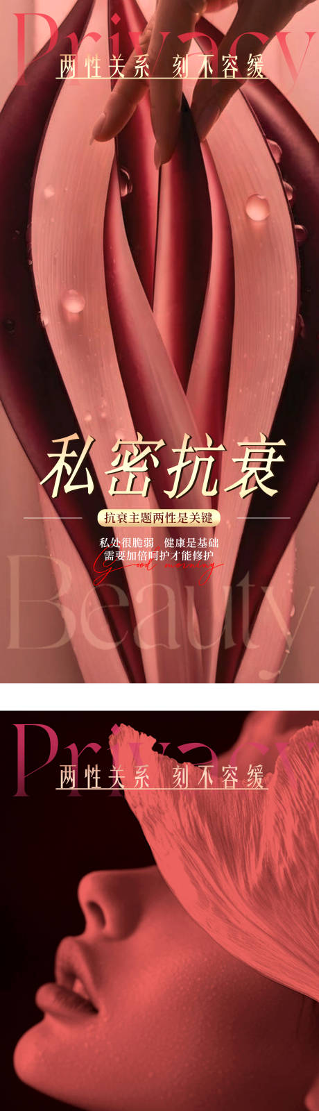 源文件下载【医美私密抗衰系列海报】编号：71260029999051461