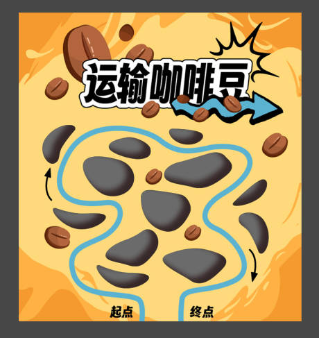 源文件下载【面包咖啡生活节小游戏背景板】编号：18910030469947700