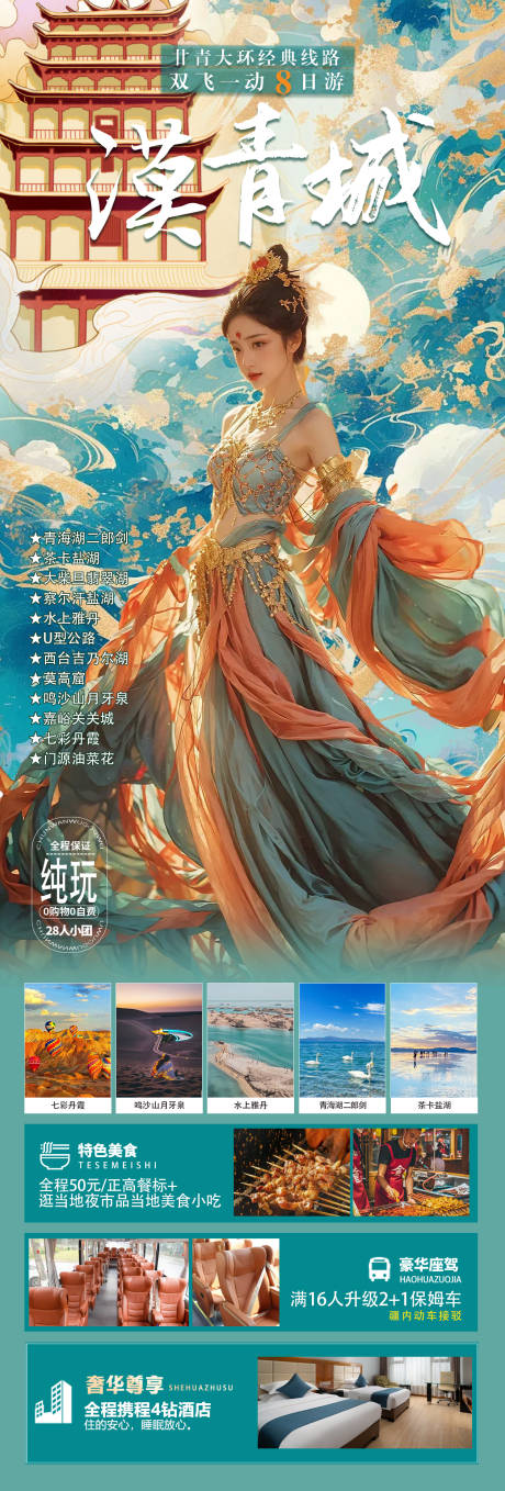 甘青旅游海报