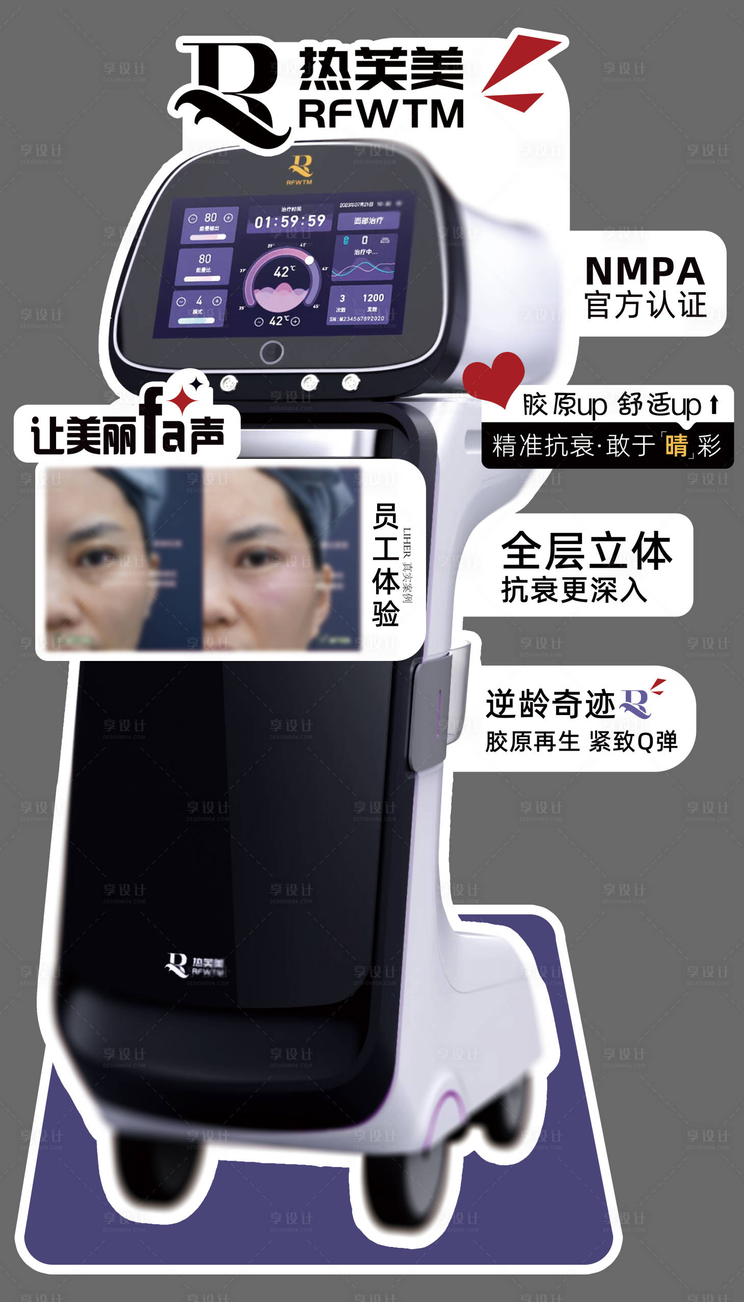 源文件下载【享设计】搜索编号：10660030207027635【热芙美异形展架】