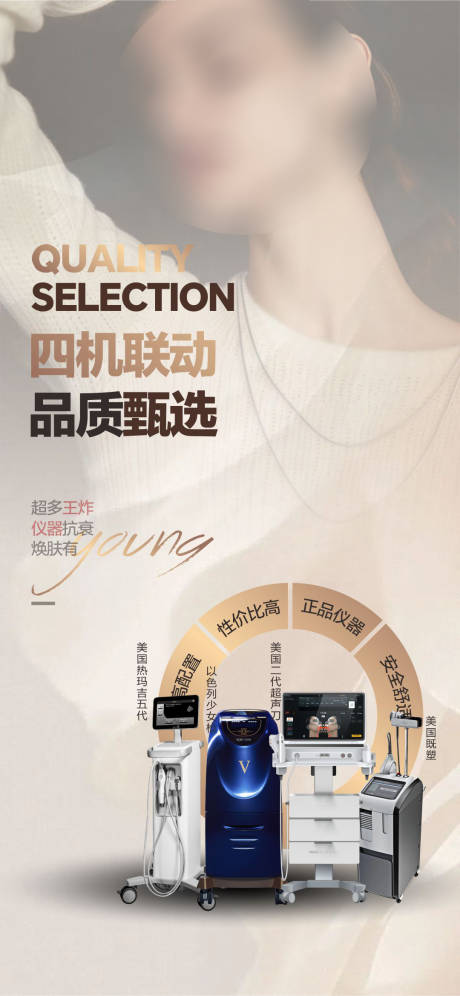 源文件下载【医美仪器简约海报】编号：79650029931516432