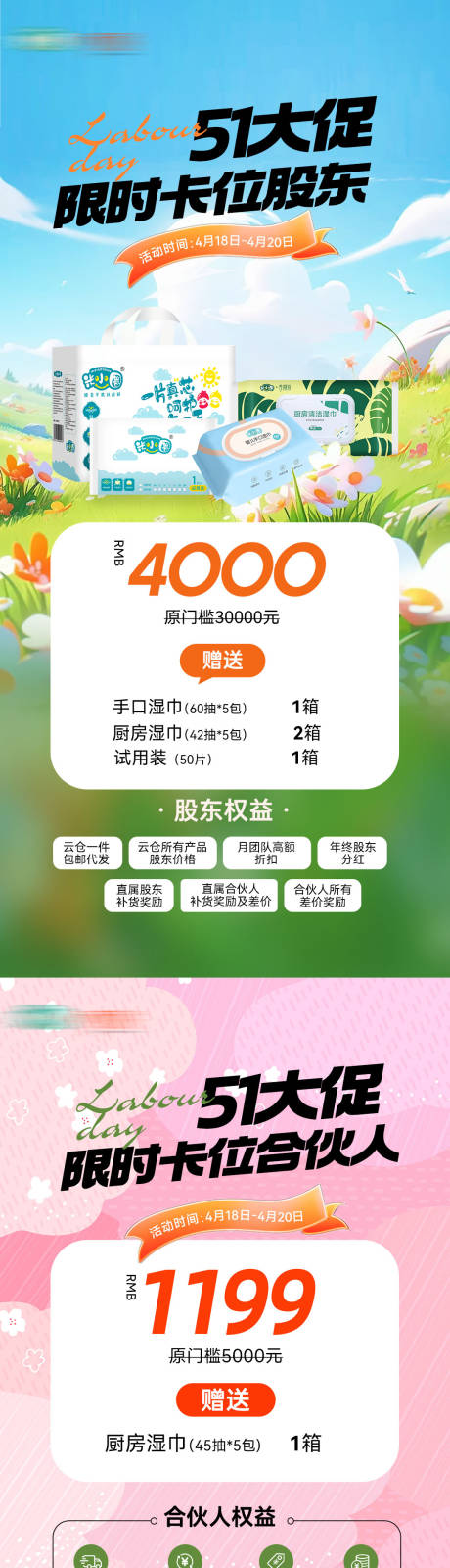 源文件下載【51活動大促系列海報】編號：49020030243062726