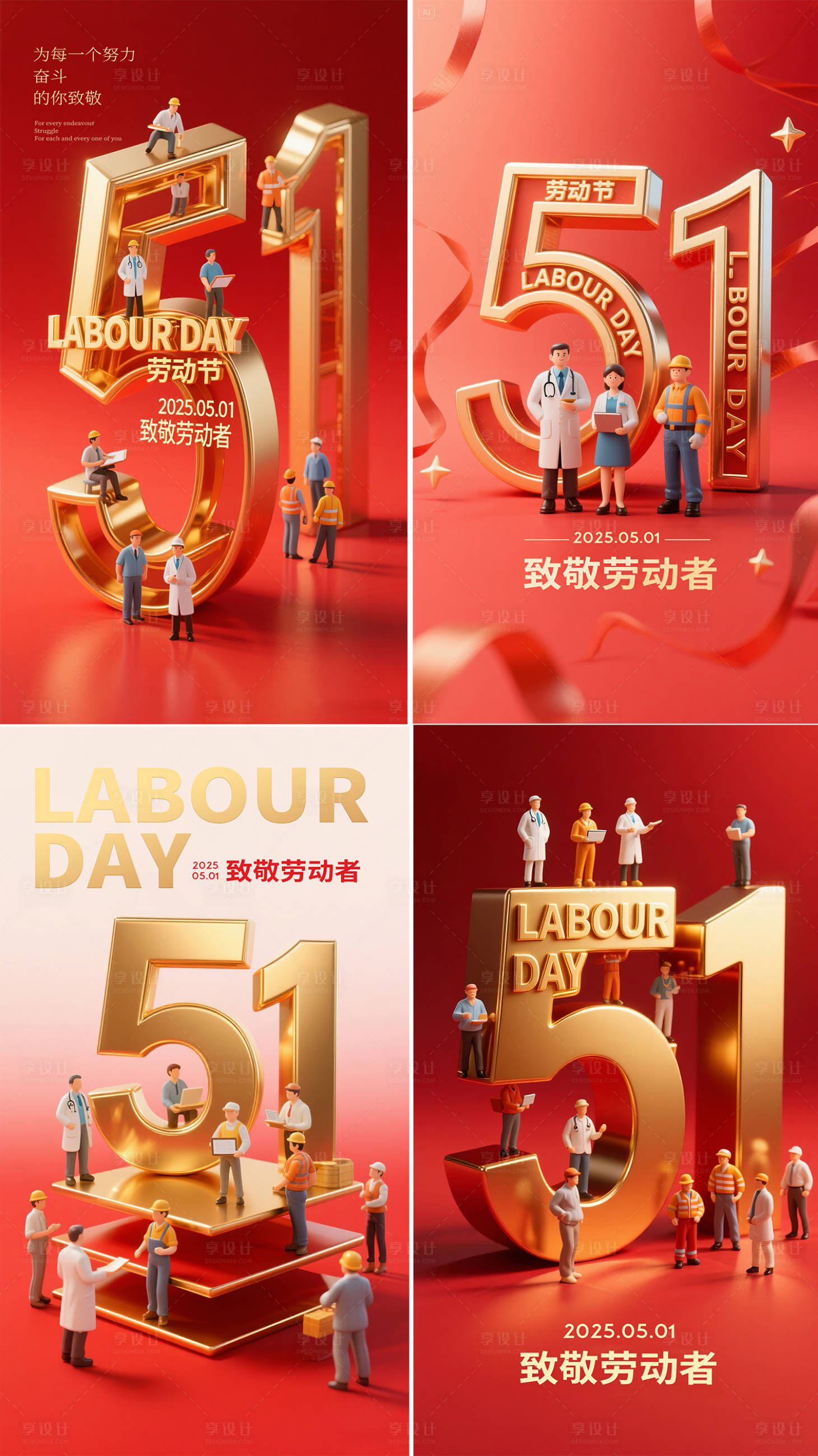 源文件下载【劳动节节日海报】编号：52250030372634539