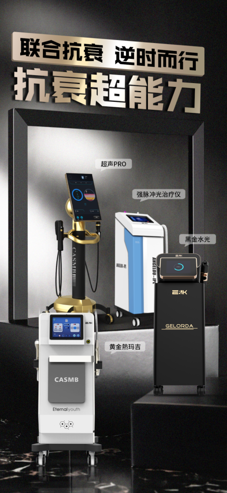 联合抗衰仪器海报