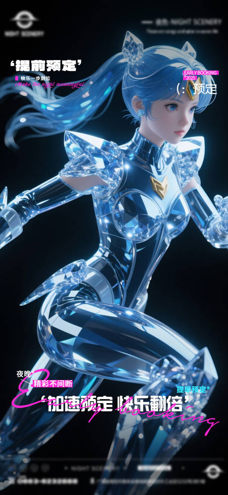 源文件下载【享设计】搜索编号：17930029956405987【酒吧夜店日常早场预定邀约订台海报】