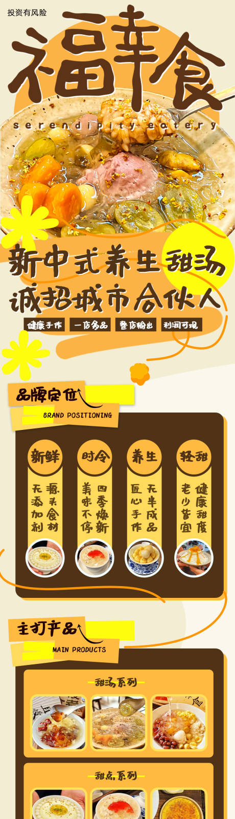 源文件下载【餐饮加盟电商详情页】编号：73190029937424434