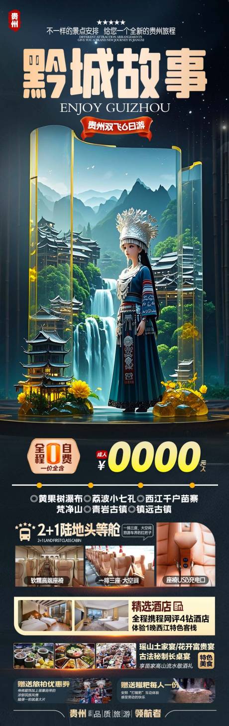 源文件下載【貴州旅游海報】編號：93590030337418132