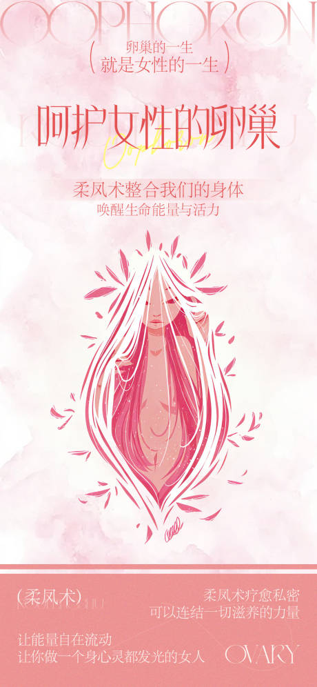 女性私密能量海报