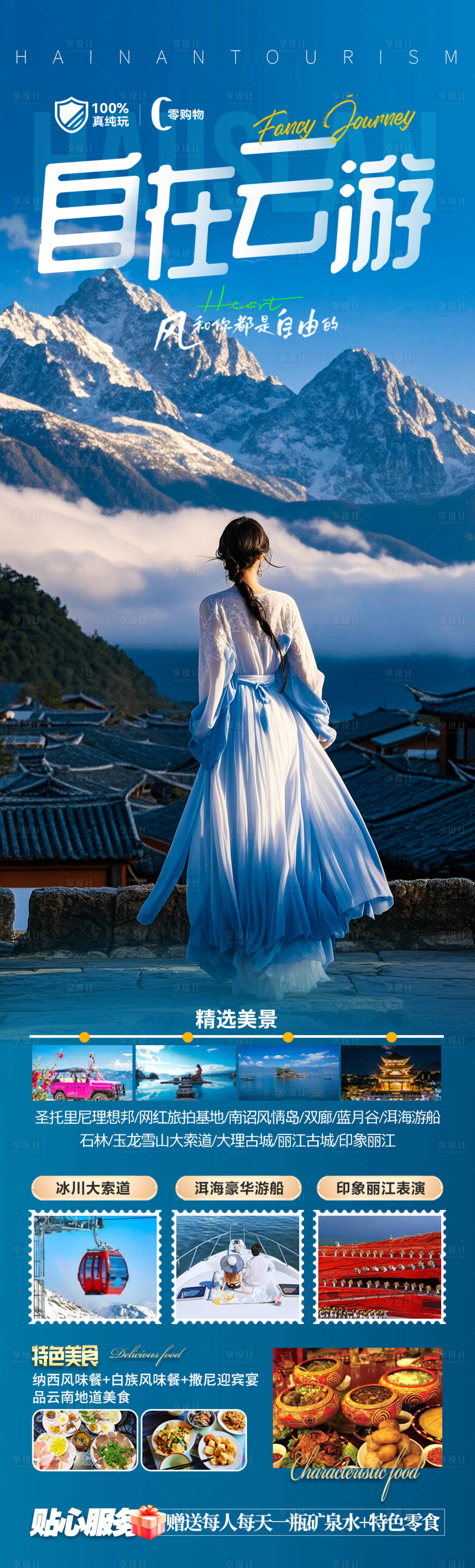 源文件下载【云南西双版纳旅游海报】编号：83060030013171571