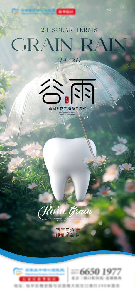 源文件下载【谷雨口腔单图】编号：66380030132489942
